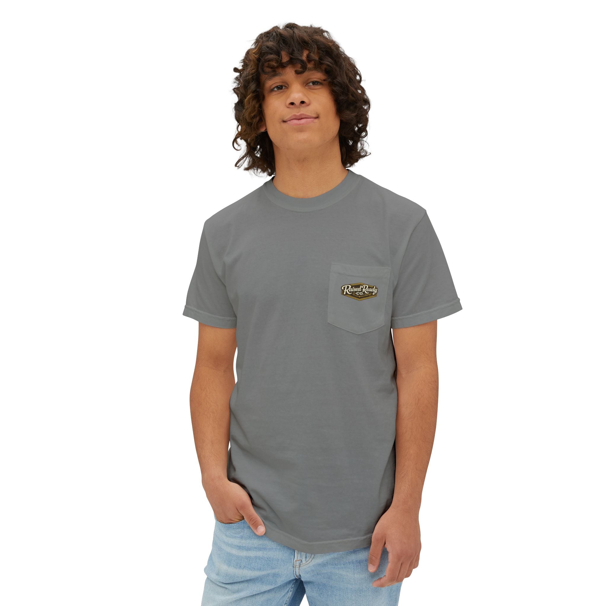 Raised Ready Co. Labrador Pocket T-Shirt — Dog Lover Graphic Tee