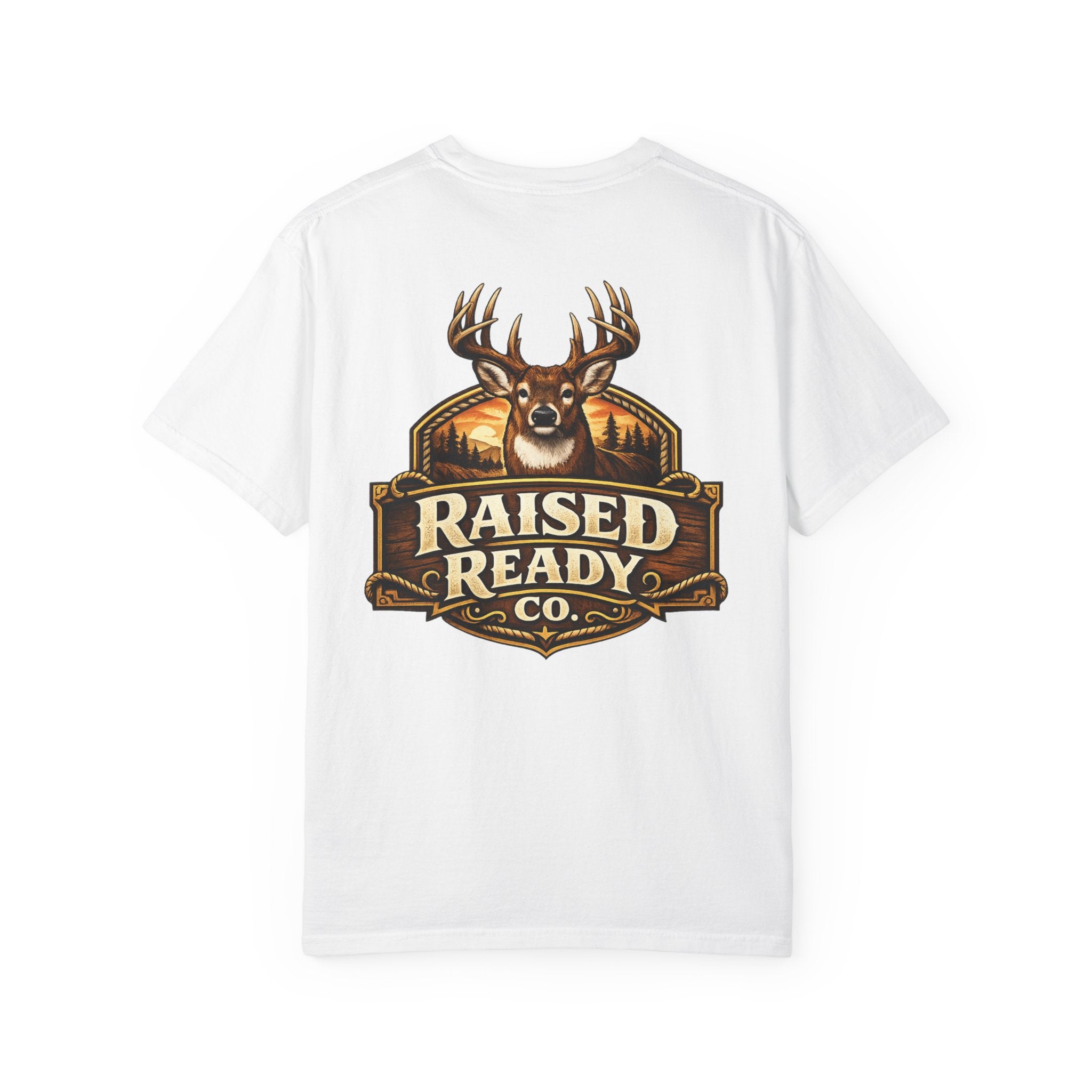 Raised Ready Co. Deer Graphic T-Shirt