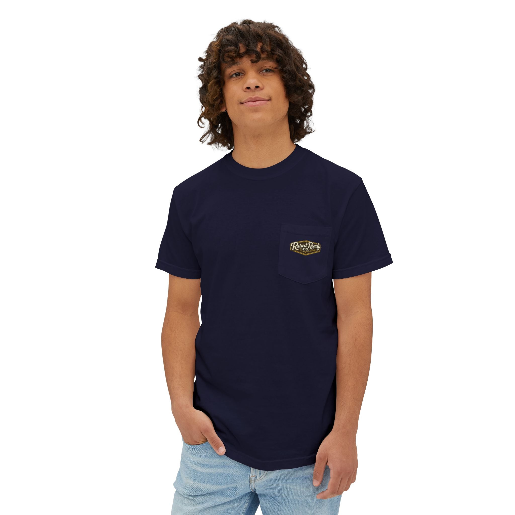 Raised Ready Co. Labrador Pocket T-Shirt — Dog Lover Graphic Tee