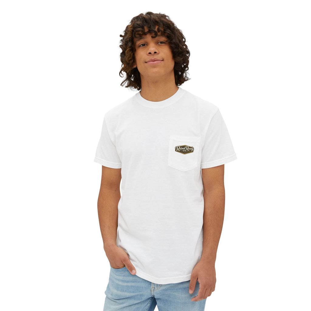 Raised Ready Co. Labrador Pocket T-Shirt — Dog Lover Graphic Tee