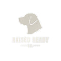 Raised Ready Co. Lockup Decal — Clear Vinyl