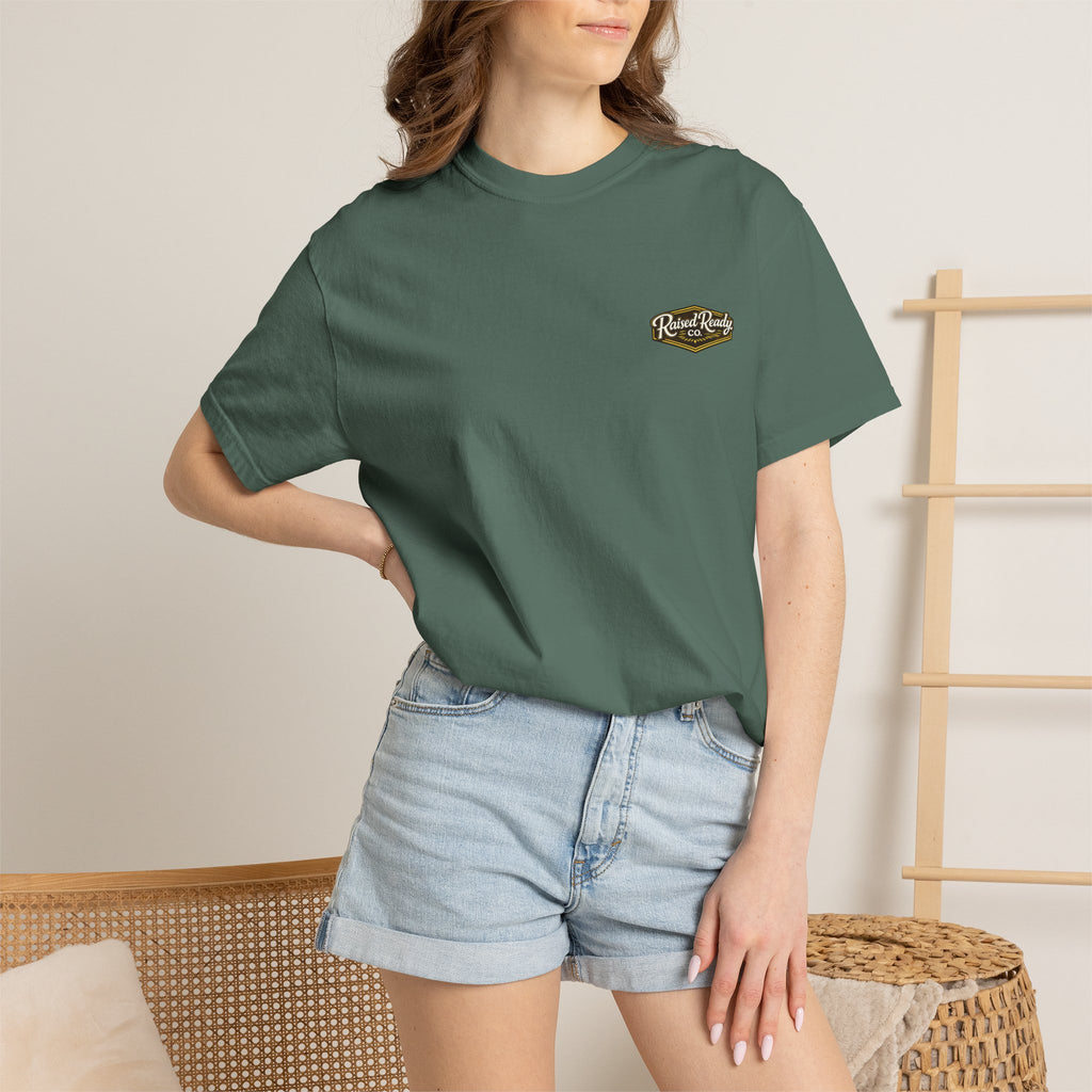 Fishing Sunrise Graphic T-Shirt — "Reel & Relax" Outdoors Tee