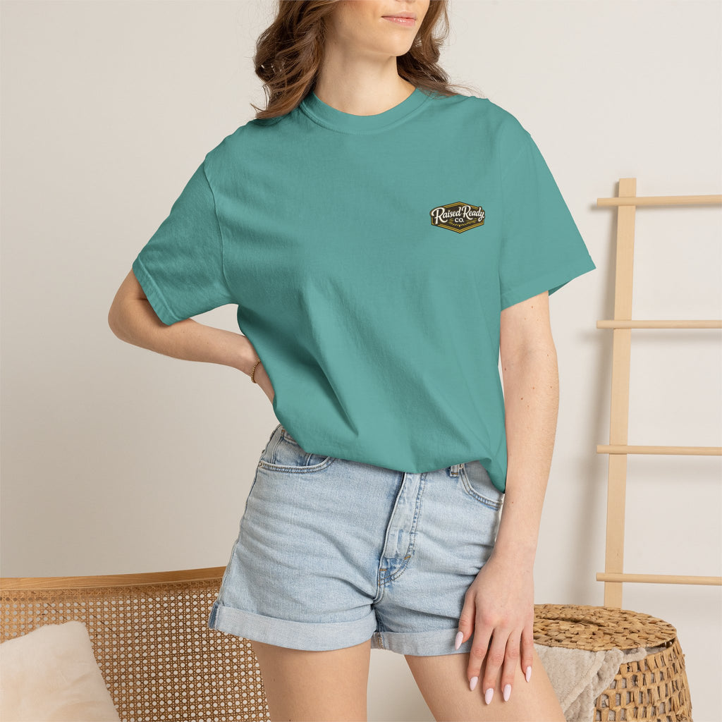Fishing Sunrise Graphic T-Shirt — "Reel & Relax" Outdoors Tee