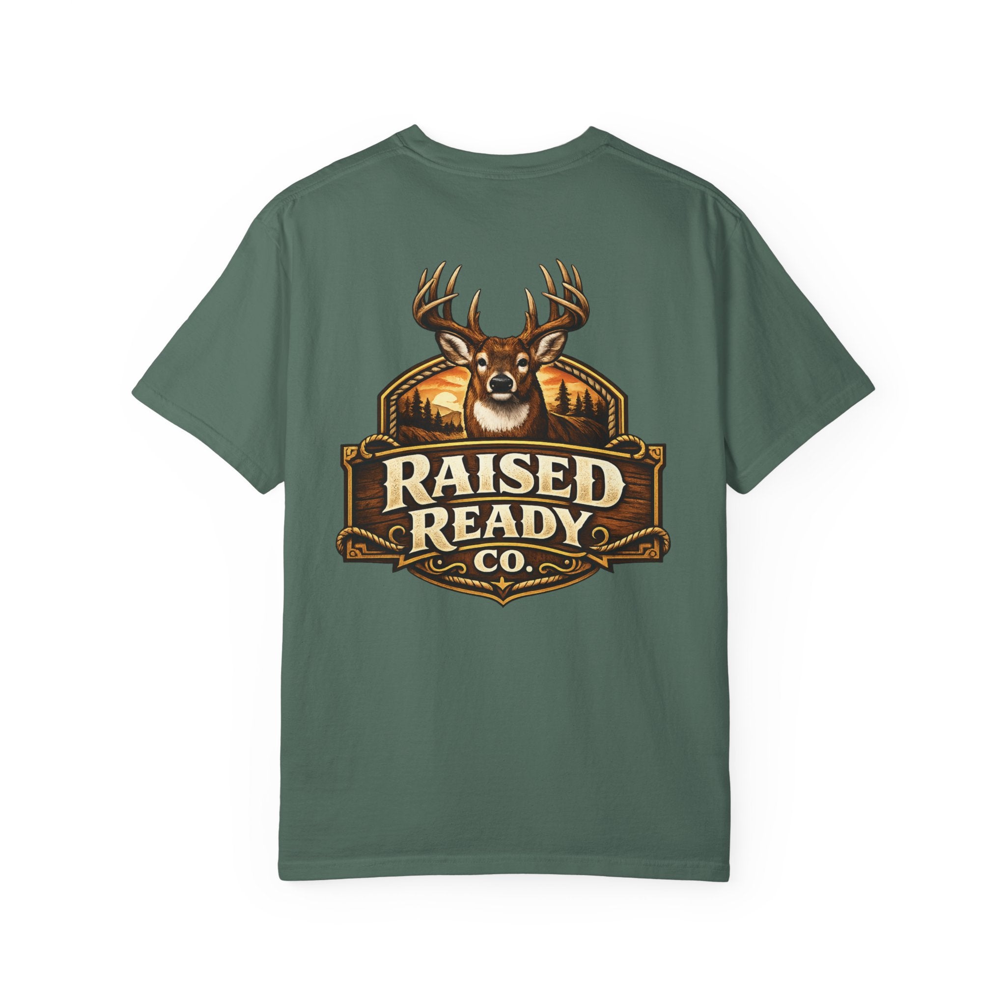Raised Ready Co. Deer Graphic T-Shirt