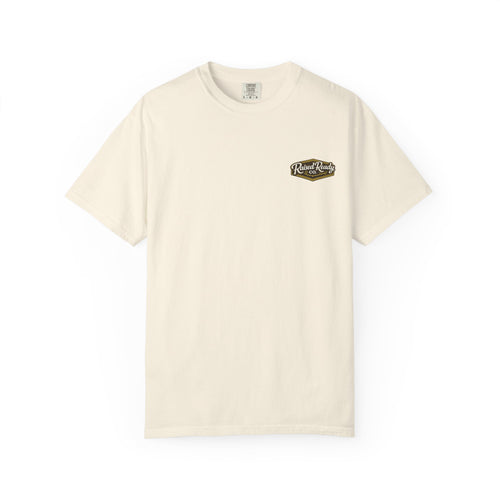 Raised Ready Co. Hunting Dogs T-Shirt — Retriever Duo with Shotgun Graphic