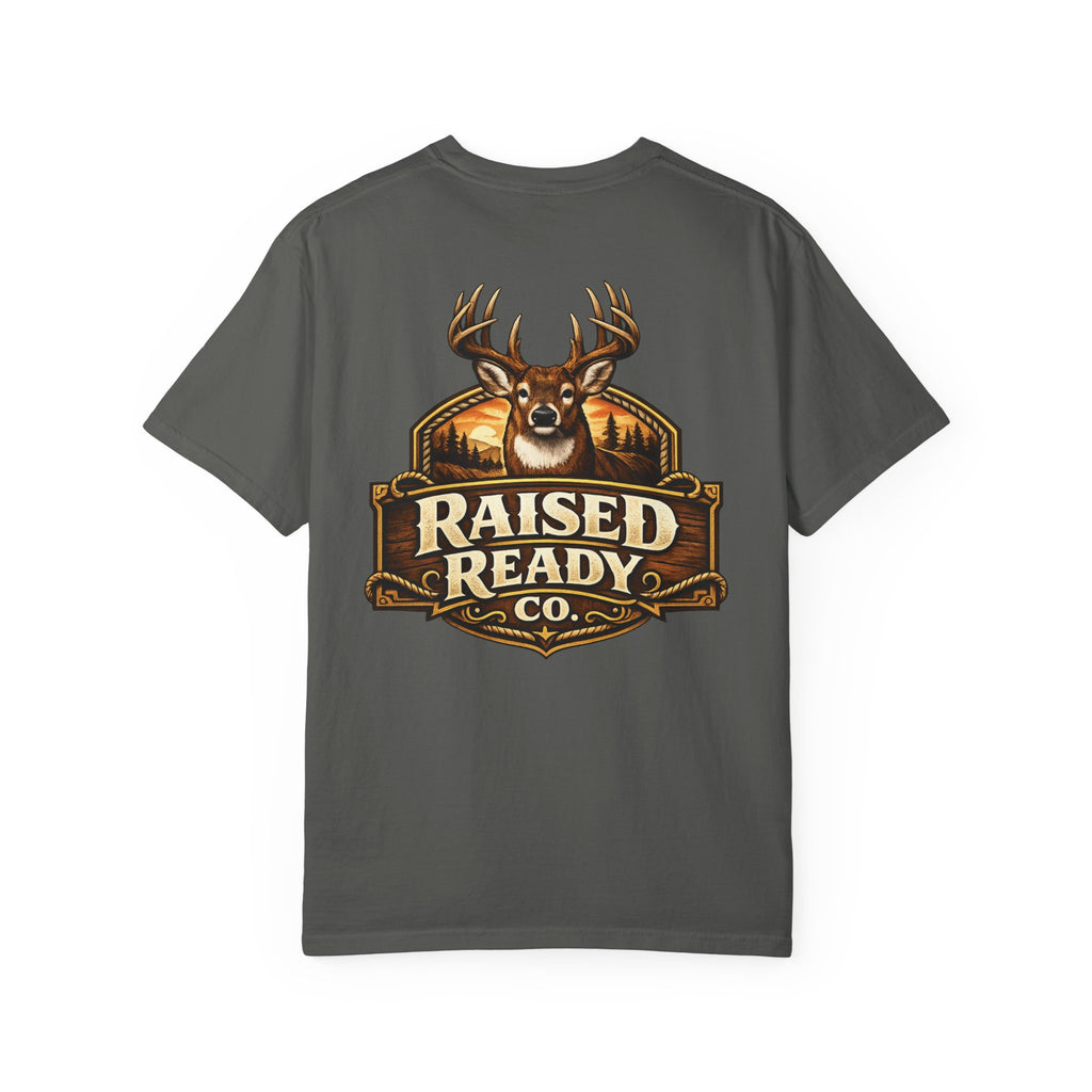 Raised Ready Co. Deer Graphic T-Shirt