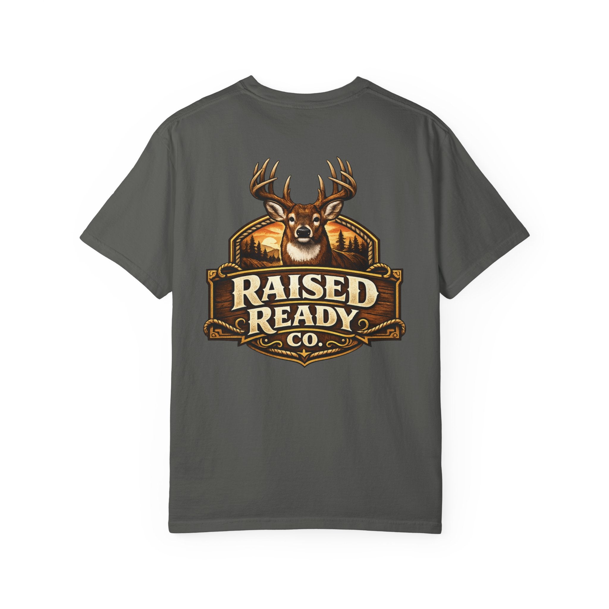 Raised Ready Co. Deer Graphic T-Shirt