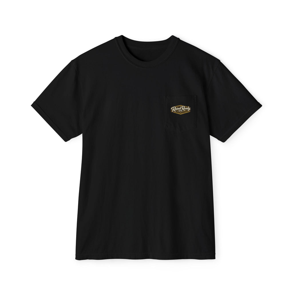 Raised Ready Co. Labrador Pocket T-Shirt — Dog Lover Graphic Tee