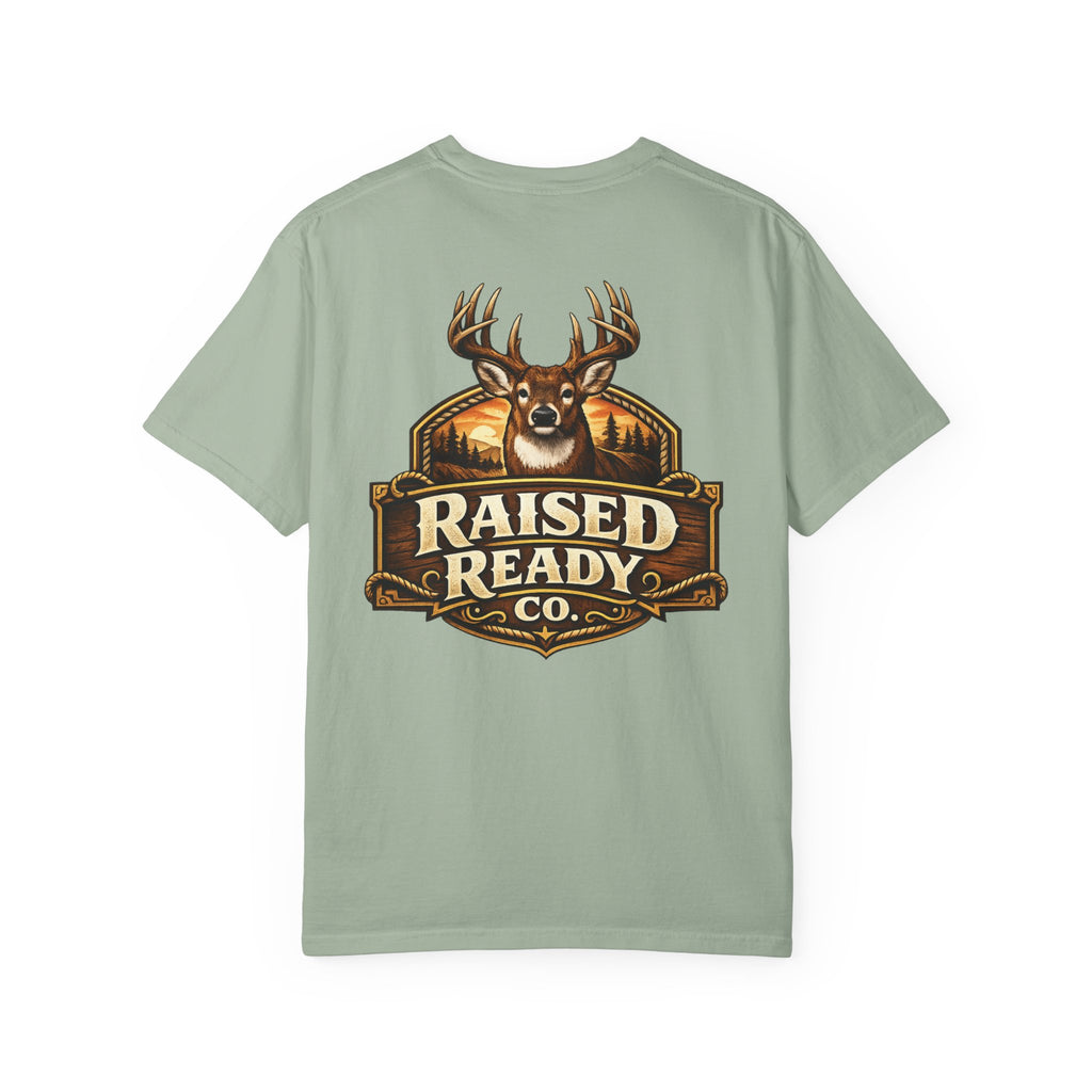 Raised Ready Co. Deer Graphic T-Shirt