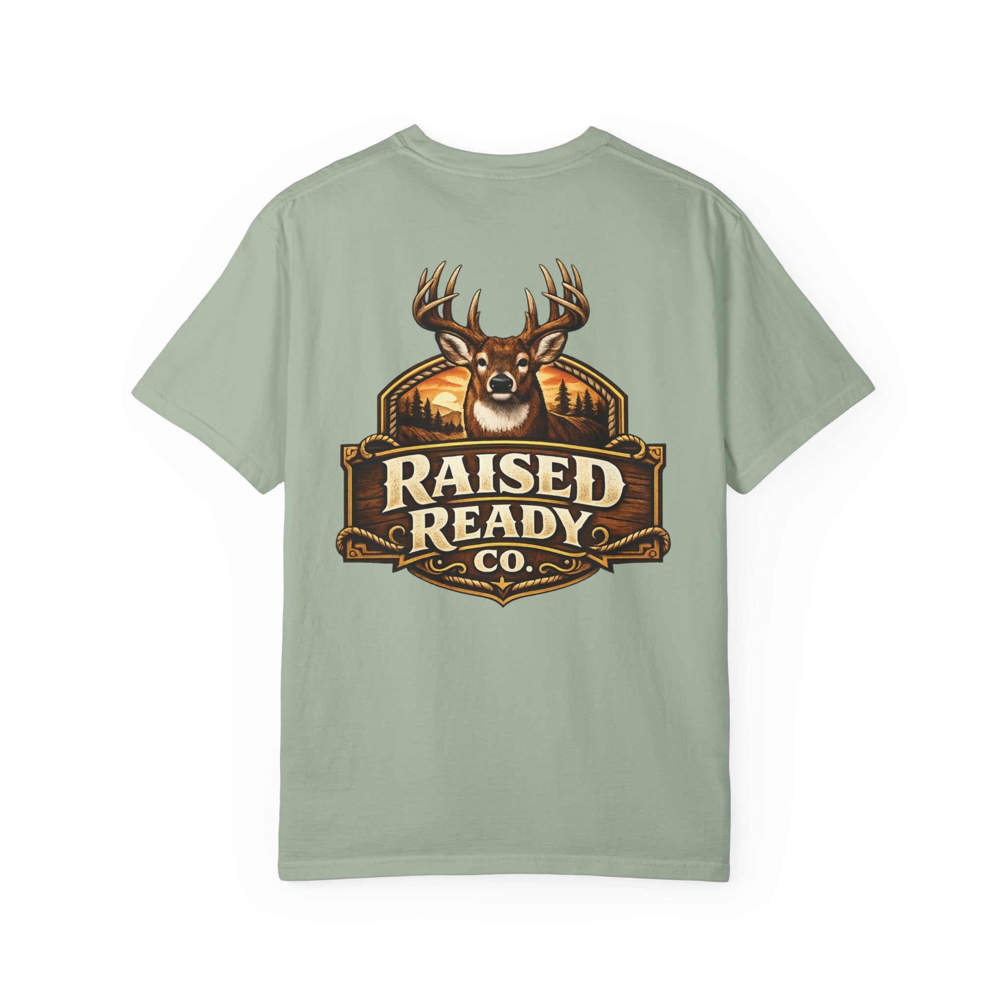 Raised Ready Co. Deer Graphic T-Shirt