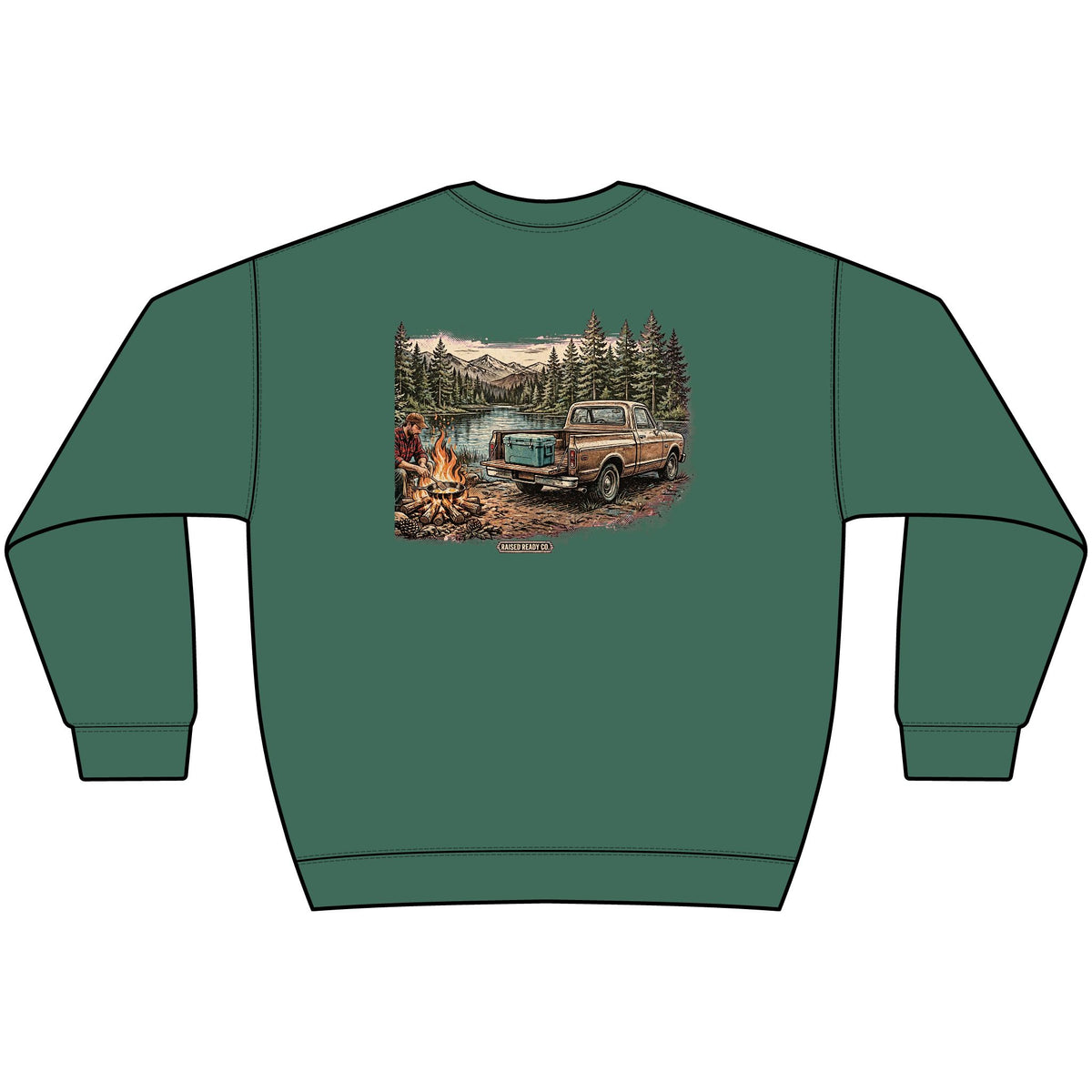 Raised Ready Co. Campfire Crewneck Sweatshirt