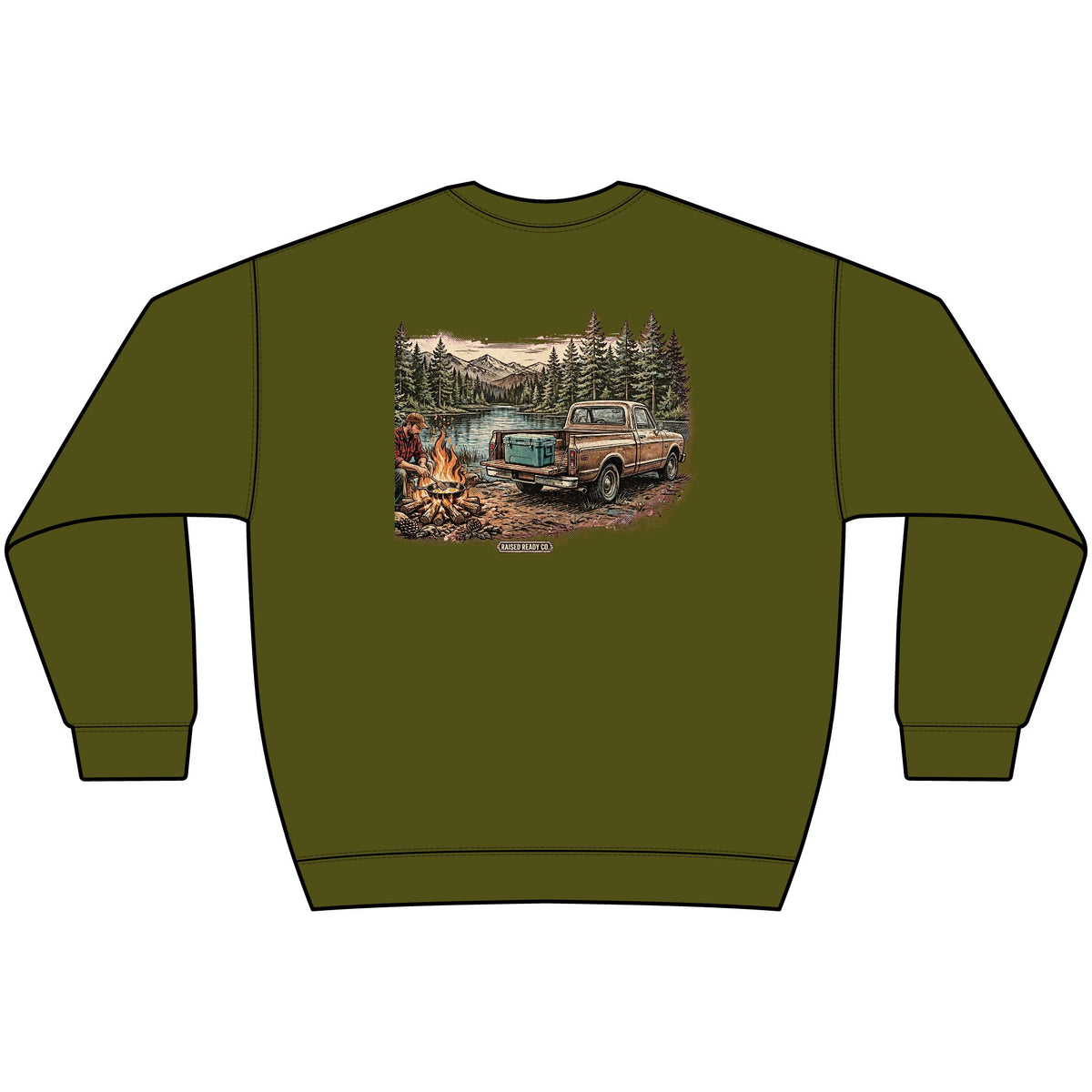Raised Ready Co. Campfire Crewneck Sweatshirt