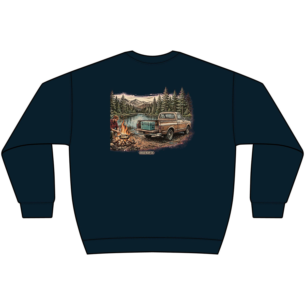 Raised Ready Co. Campfire Crewneck Sweatshirt
