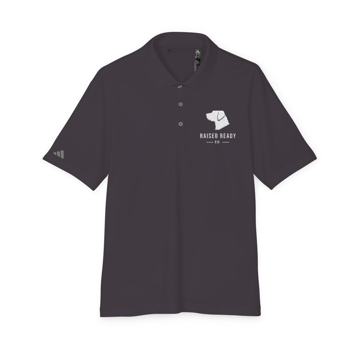 adidas polo front, black