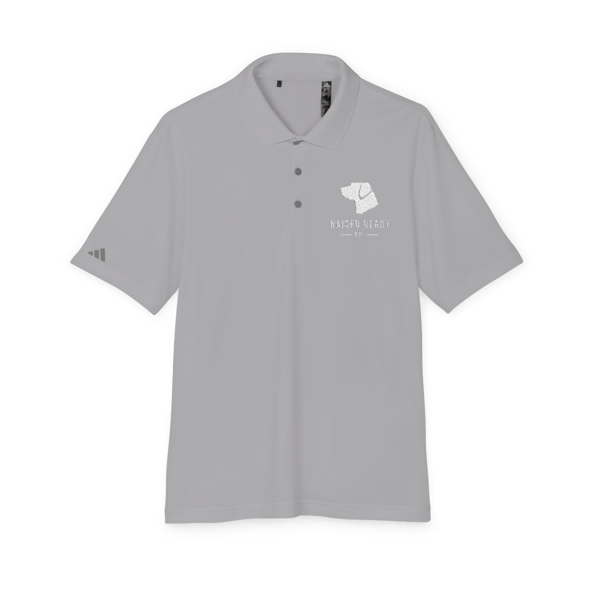 adidas polo front, grey